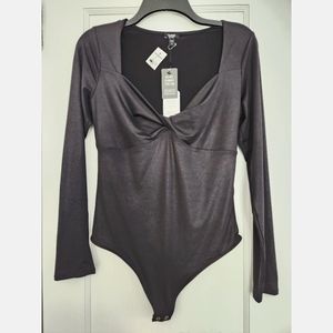 Express Body Contour Thong Bodysuit
